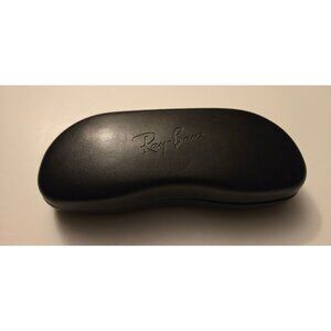 Ray-Ban Leather Clamshell Shape Eyewear Case